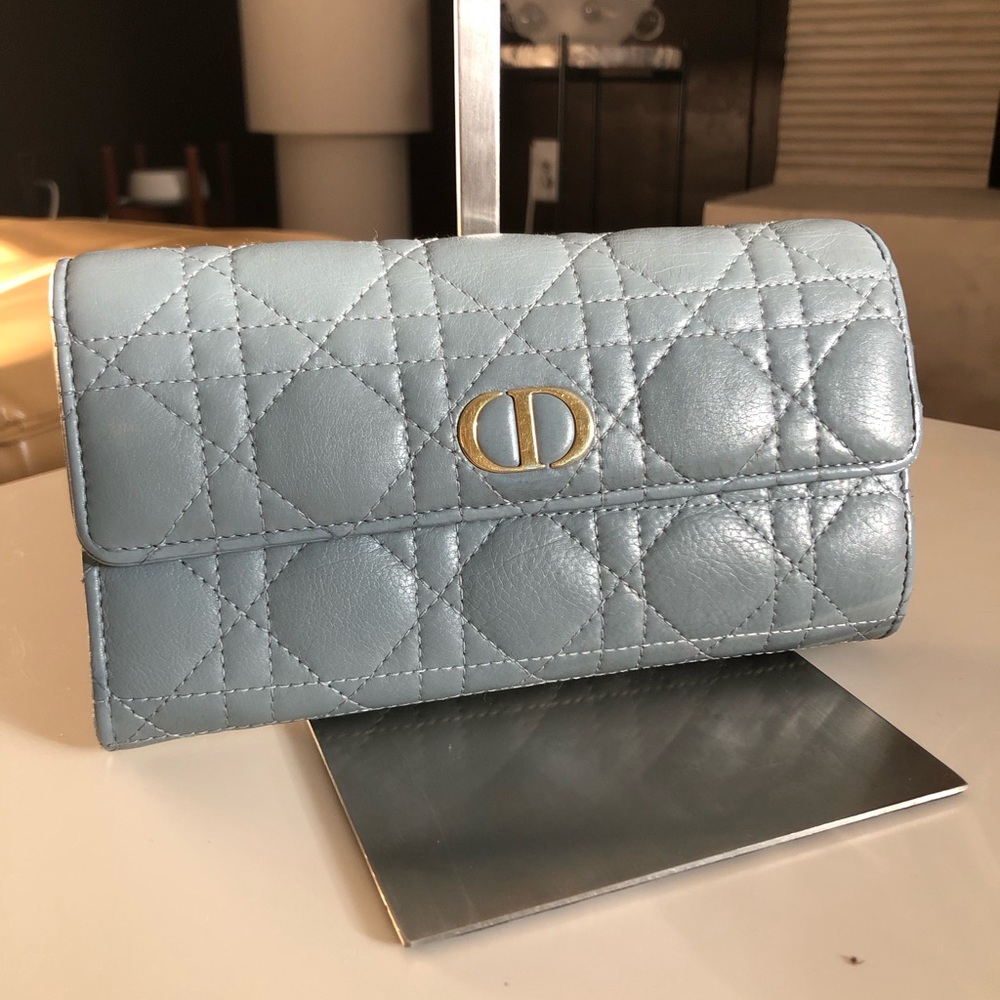 Dior Caro Orchid Long Wallet